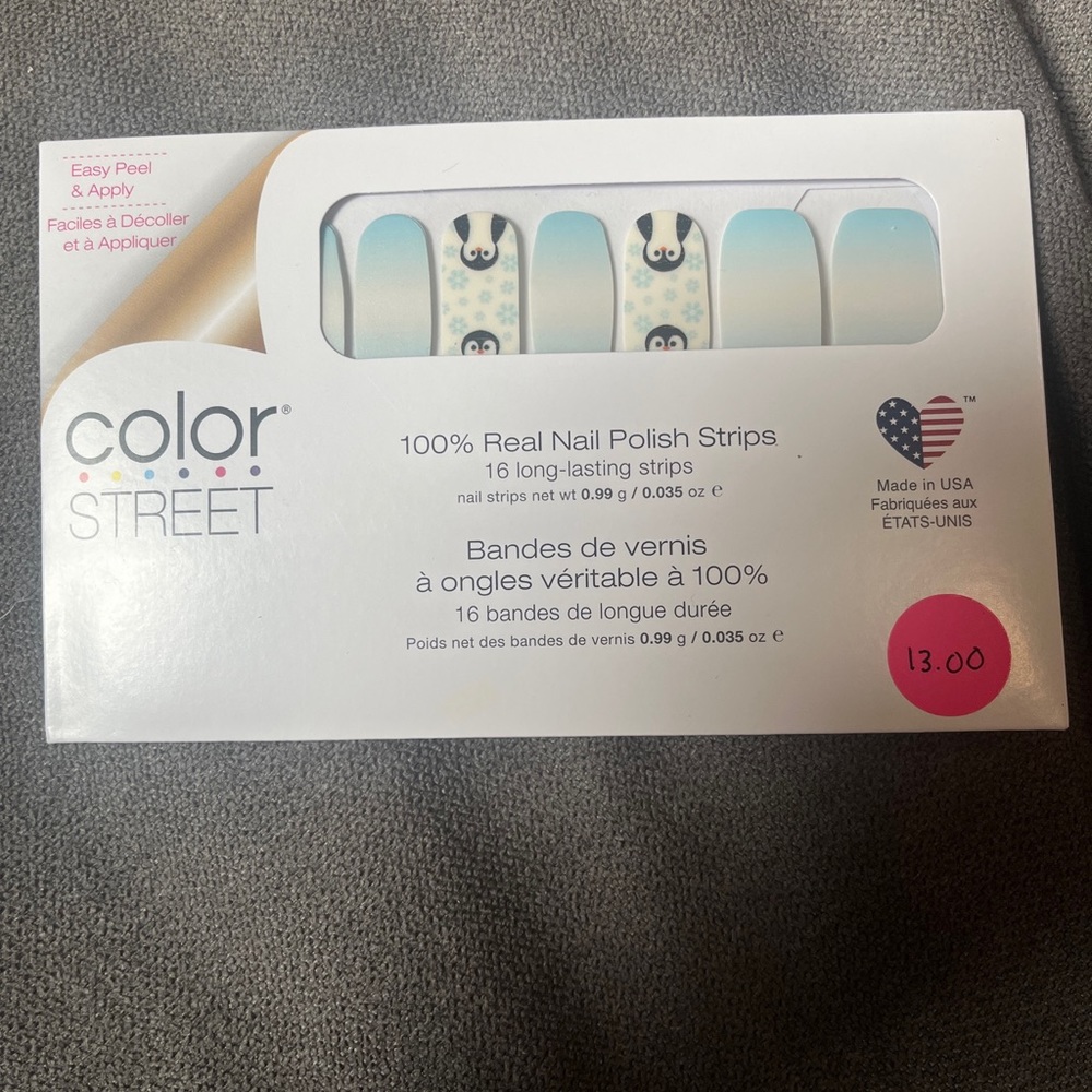 Color street nail polish strips